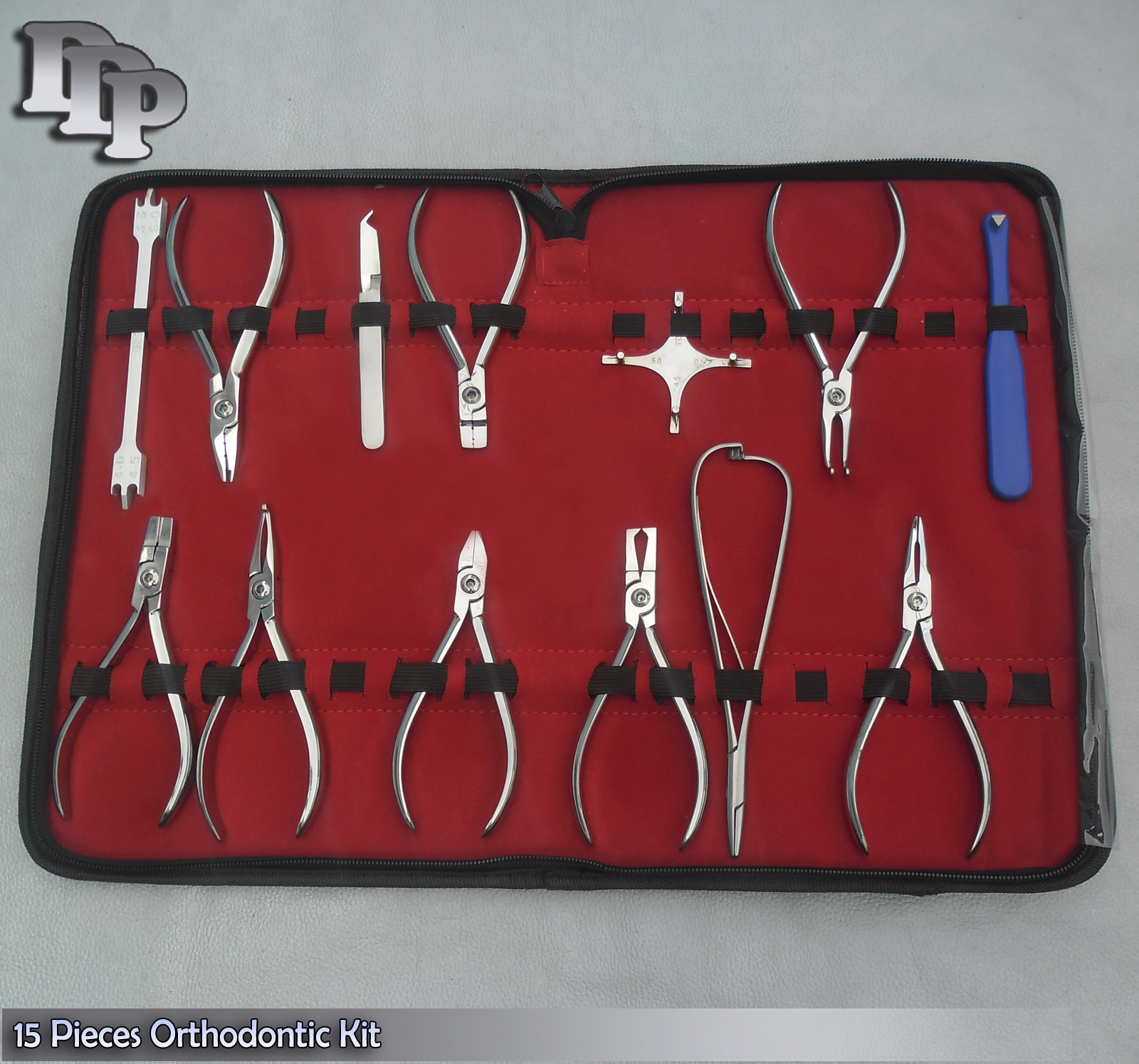 15 Pieces Orthodontic Kit Surgical Dental Instruments