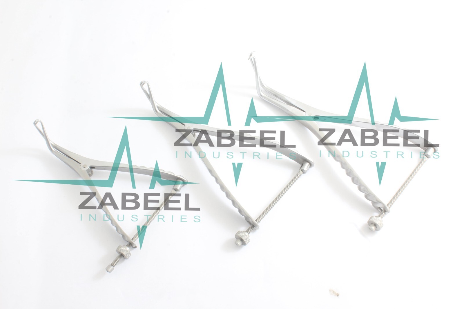 Set of 3 Stifle Distractor with Spinlock 15cm, 19cm, 21cm orthopedic Instrument