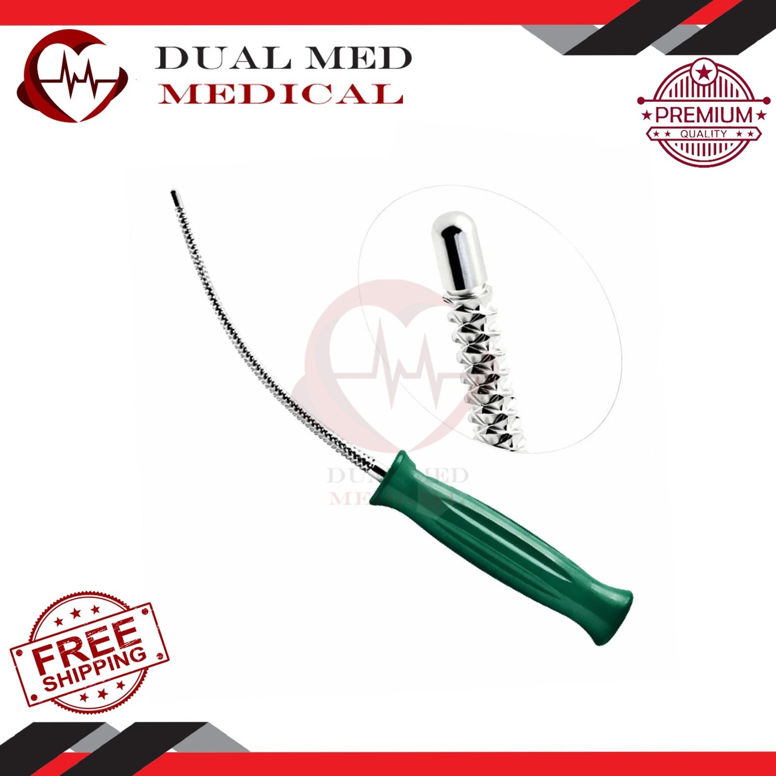 Curved Canal Finder Rasp 11″ – Phenolic Handle