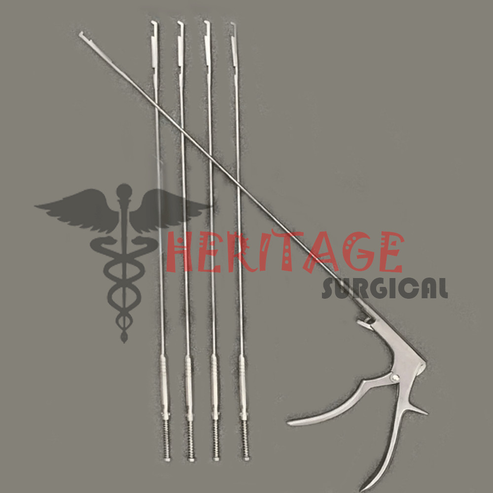 Spine Surgery Rongeur Interlaminar Spine Endoscopic Bite Size 1 to 5mm Set