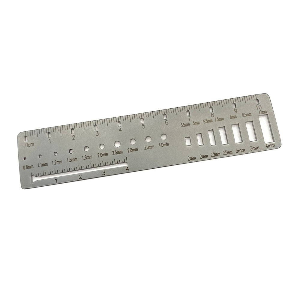 Orthopedic Measuring Ruler for Kirschner Wire Drill Screw Plate Measuring Tools