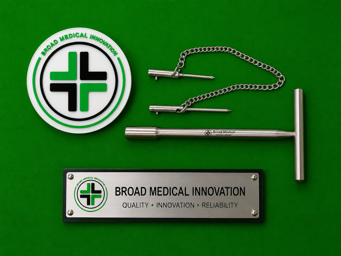 Charnley Pin Retractor Set Orthopedic Veterinary Surgical Instruments 3 Pcs