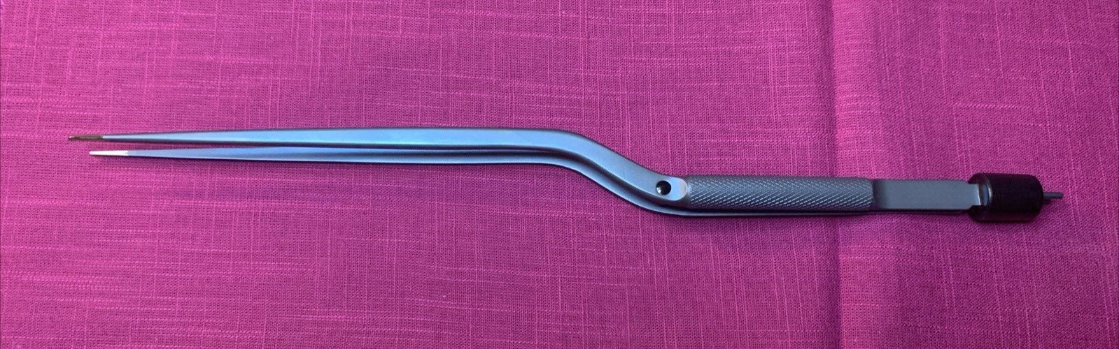V Mueller Bayoneted Bipolar Forceps VMNS F-5018 1mm Tip NEW