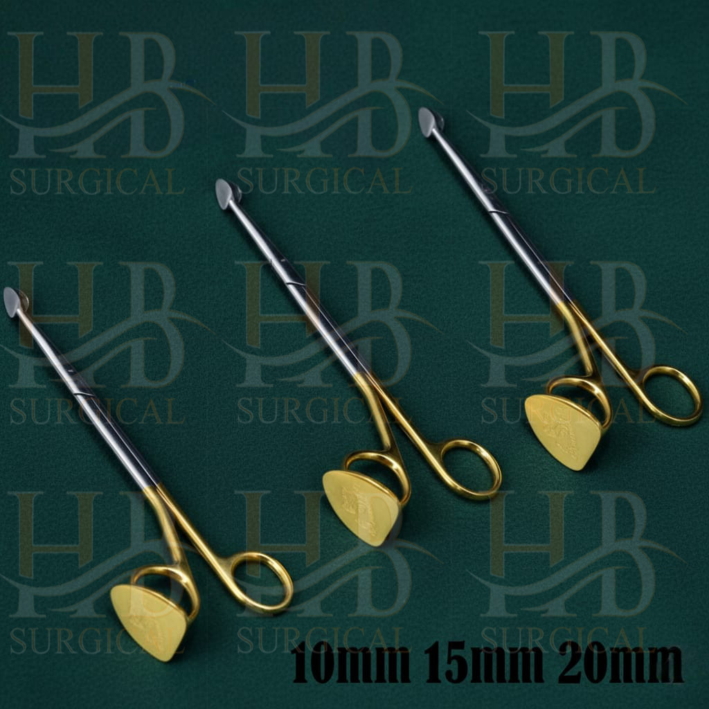 Trepsat Facial Flap Dissector Scissors Set of 3pcs 10mm 15mm 20mm