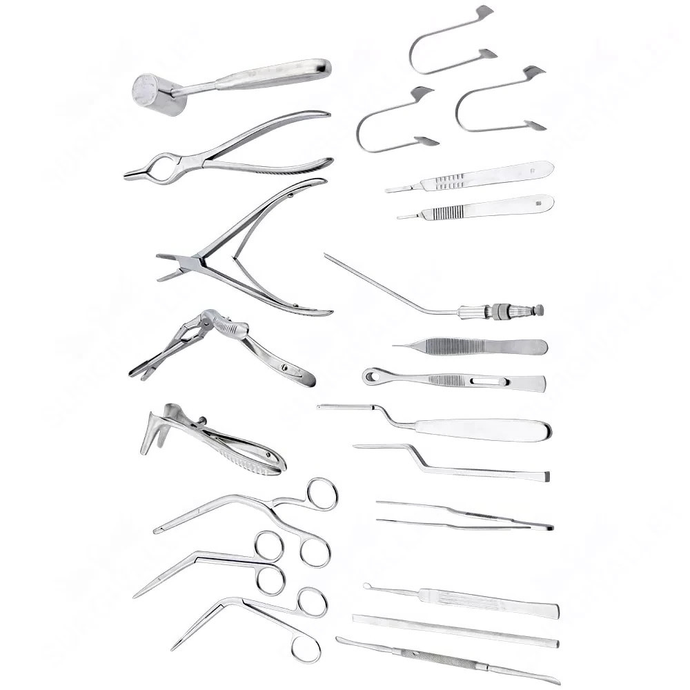 Septoplasty Surgery Instruments Set Of 23 Ent Surgical Instruments Good Quality