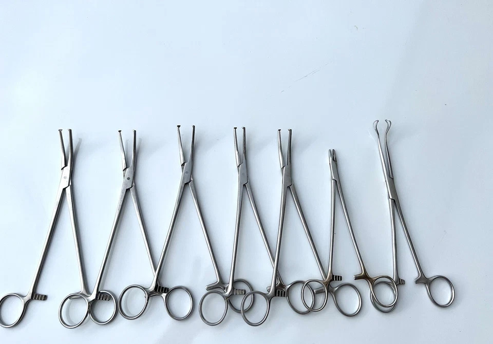 Set of Wester Bros. Gastro-Intestinal Clamps Surgical Instruments