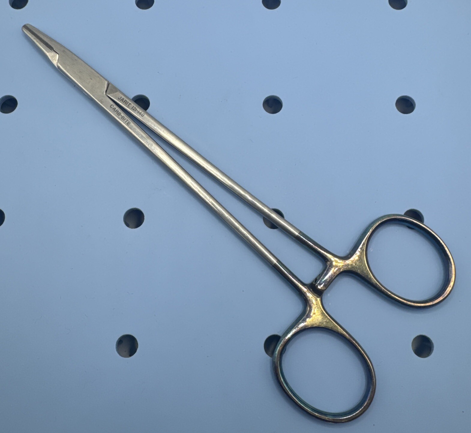 Jarit 121-140 Mayo-Hegar Needleholder Carb Bite