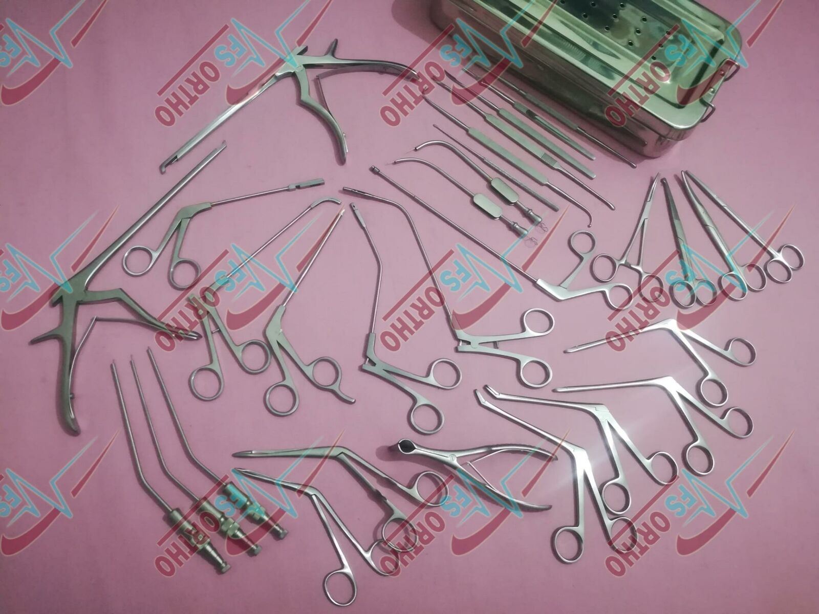 Fess Instruments Set Endoscopic Sinus Surgery ENT Instrument Set A+ German Steel