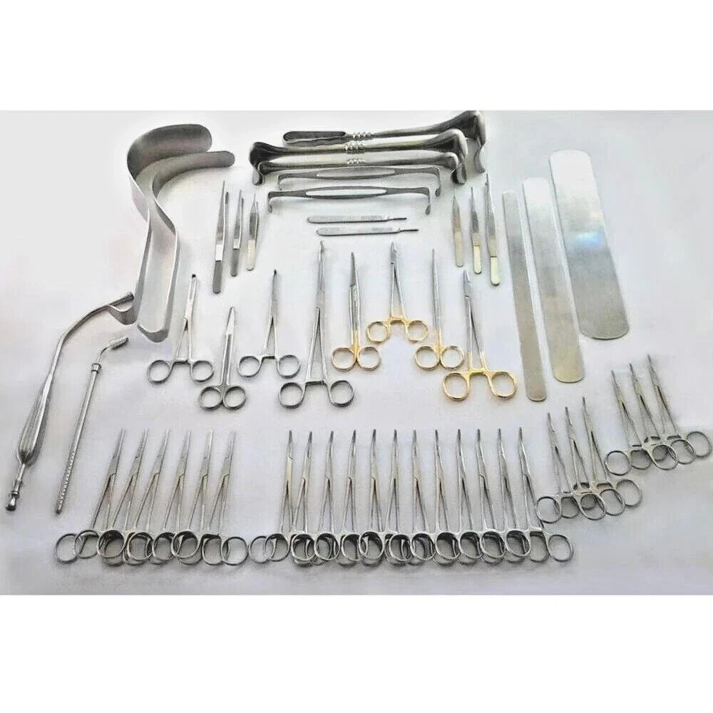 Basic Laparotomy 104 Pcs Instruments Set Abdominal Surgery