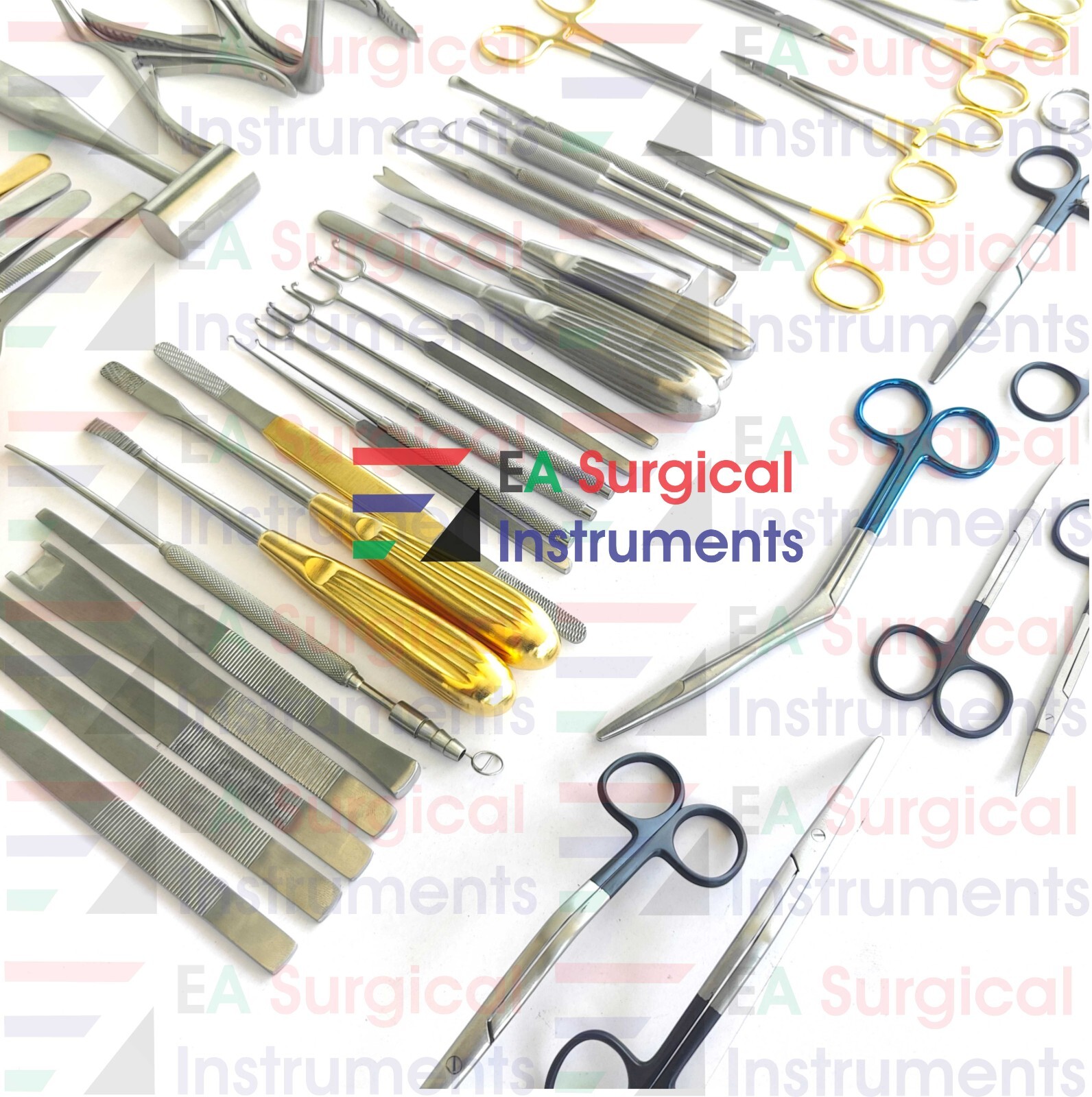 Rhinoplasty Instruments Set of 52 Pcs Gunter Rhinoplasty Procedure Nasal Surgery