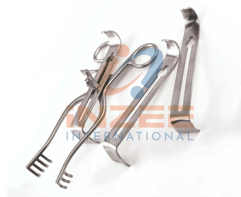 Henley Self Retaining Retractor With Includ 3 Center Blades Surgical Instruments