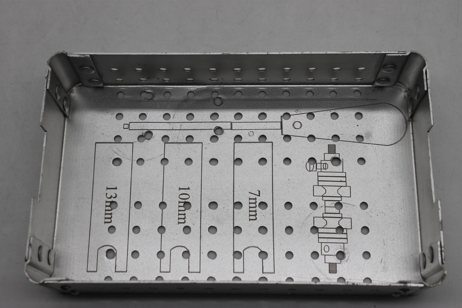 Mini Empty Instrument Box Orthopedic Instrument Stainless Steel & Aluminium