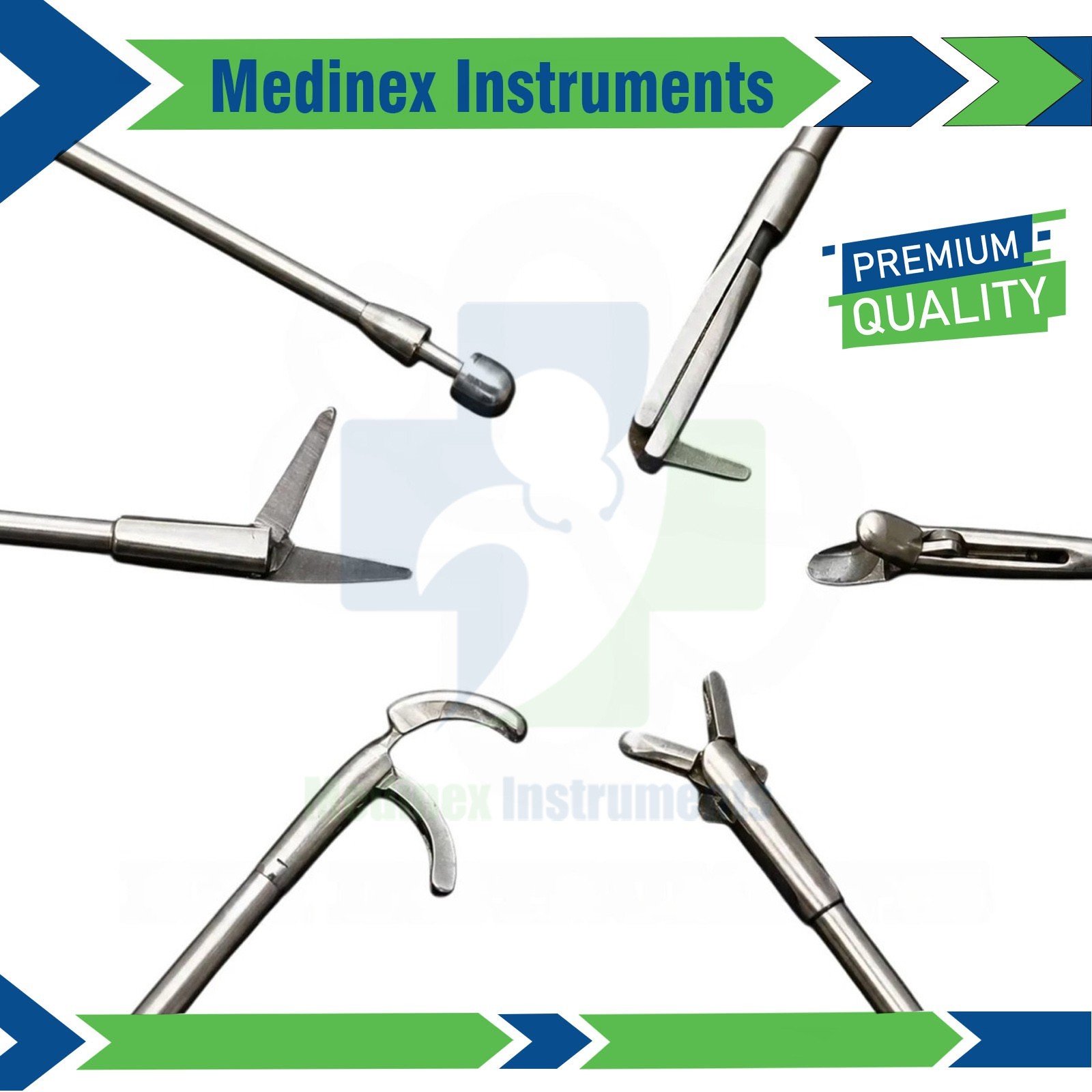 Fess Instruments Set, Endoscopic Sinus Surgery 6 Pcs ENT Instrument Set