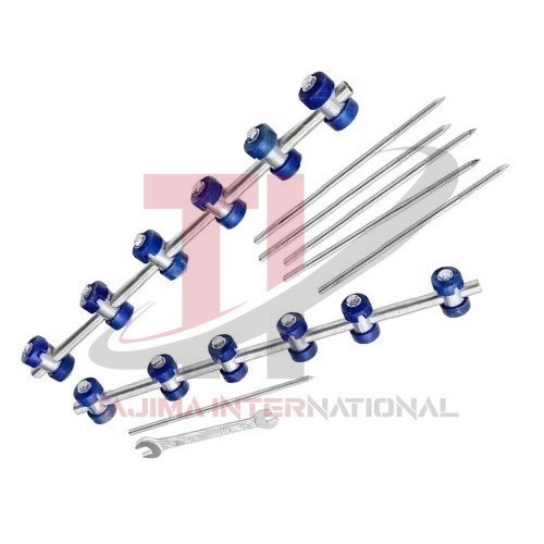 External Fixator 5mm A.O Set of 9 Pcs Orthopedic Instruments