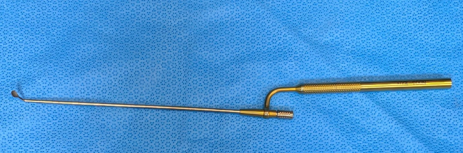 Synergetics Rotatable N003-160X ROUND DISSECTOR 3MM ENT nasal angled spatula tip