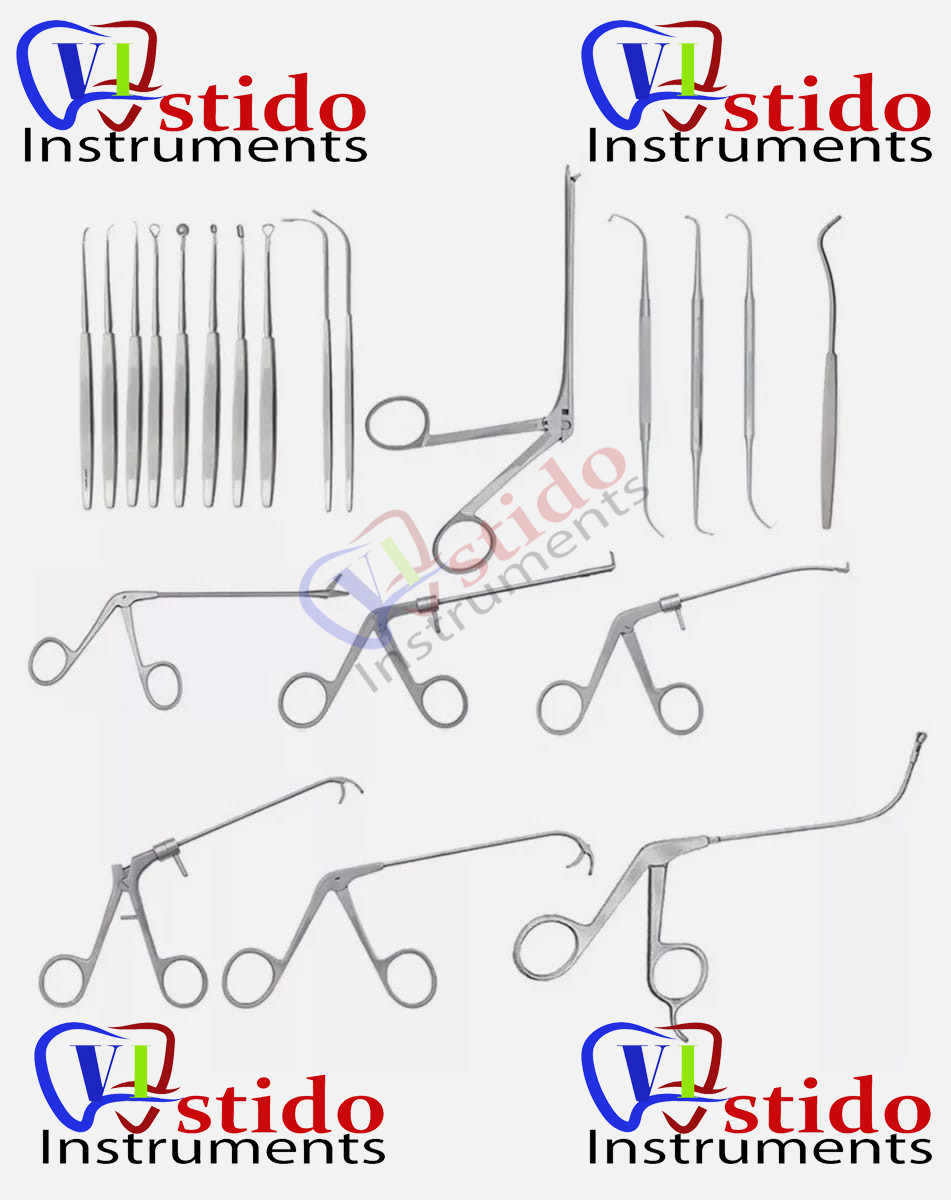 Fess Instruments Set Endoscopic Sinus Surgery Ent Instrument Set A+ German Steel