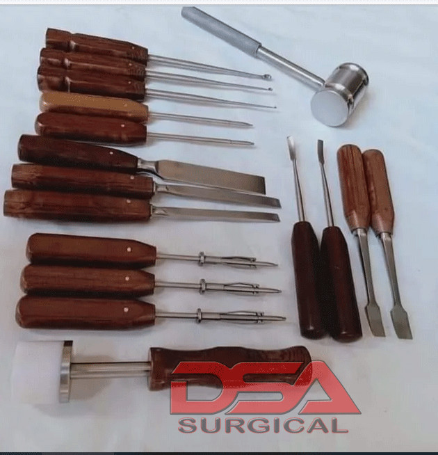 Basic Orthopedic Surgery Set of 17 Pcs, Surgical Orthopedic instruments