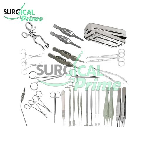 AV Fistula Surgery Set 30 Pcs Stainless Steel Vascular Surgical Instruments