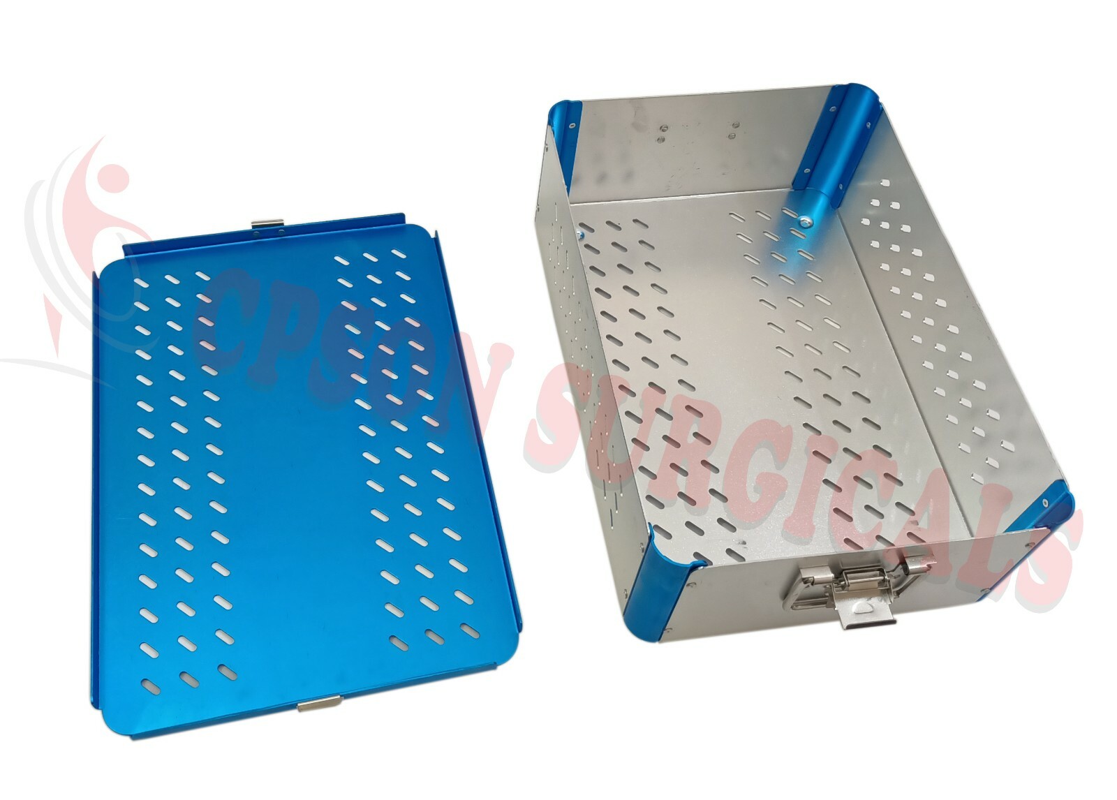 Veterinary Empty Aluminium Case Box for Instrument 16′ x 11″ x 5″ Dimension