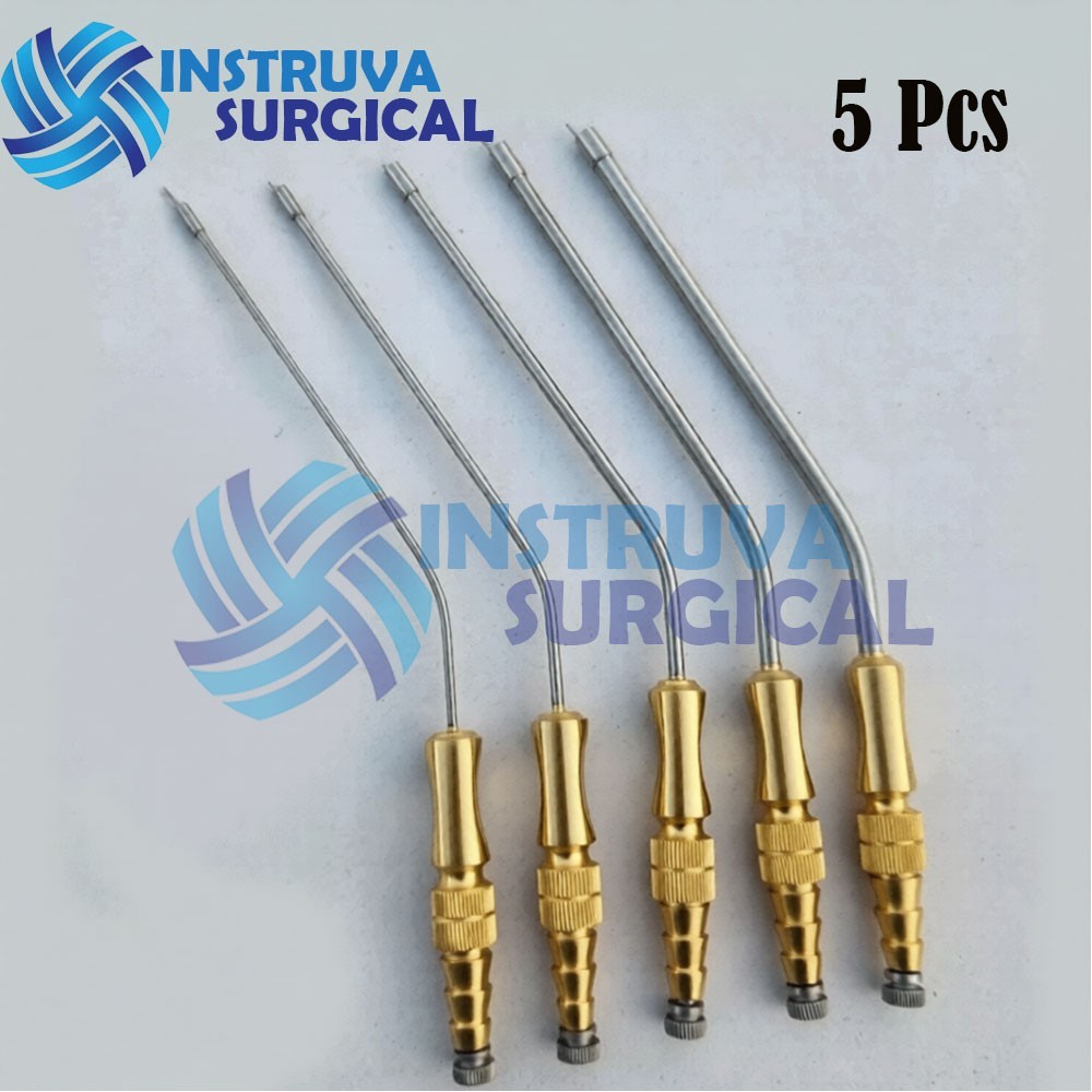 Frazier Suction Tube With Atraumatic Tip 6 To 14FR 5 PCs Set Surgical Instrument