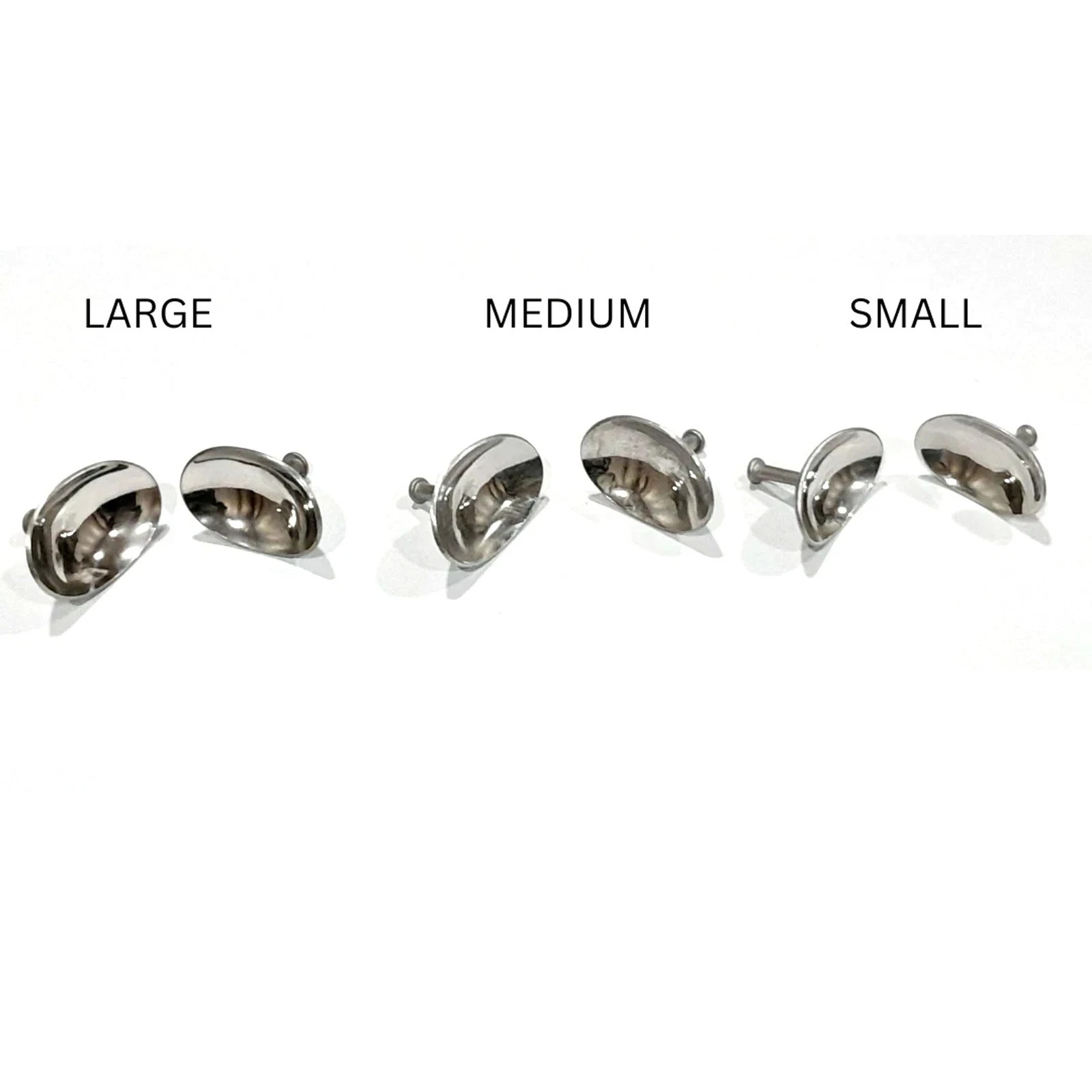 6 Pcs Corneal Eye Shield with Suction – Stainless Steel Laser Protector