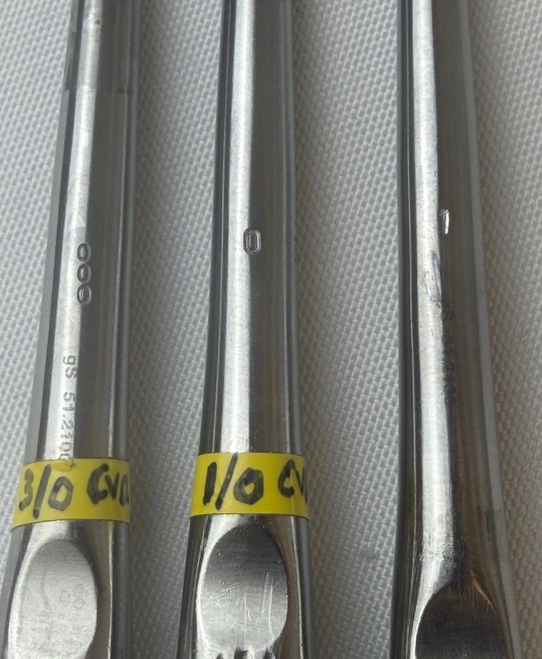Set of 9 Millennium 9″ Brun Bone Curettes Reverse & Forward Angle Straight Neuro