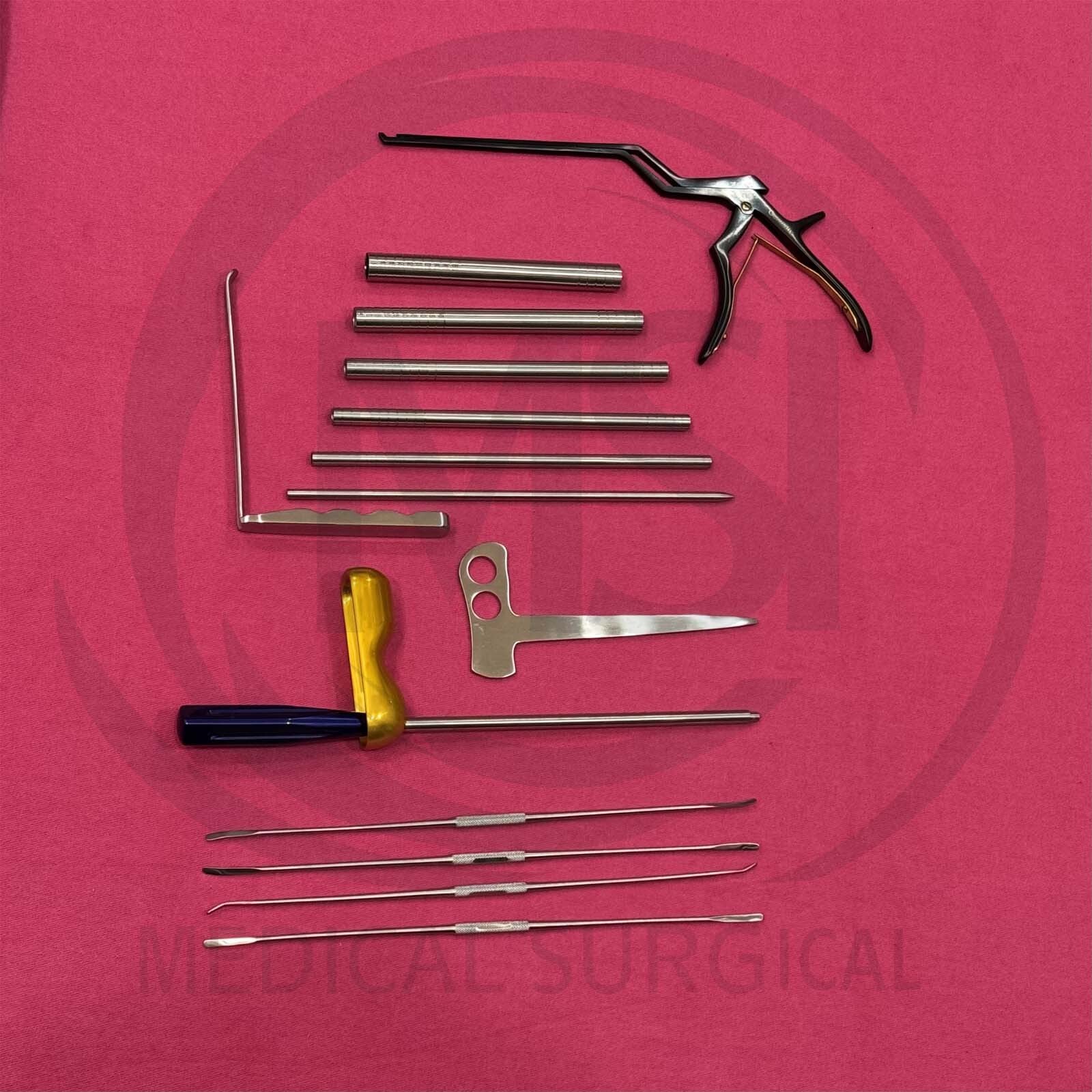 Unilateral Biportal Endoscopic UBE Spine Surgery Orthopedic Instrument Set 14Pcs