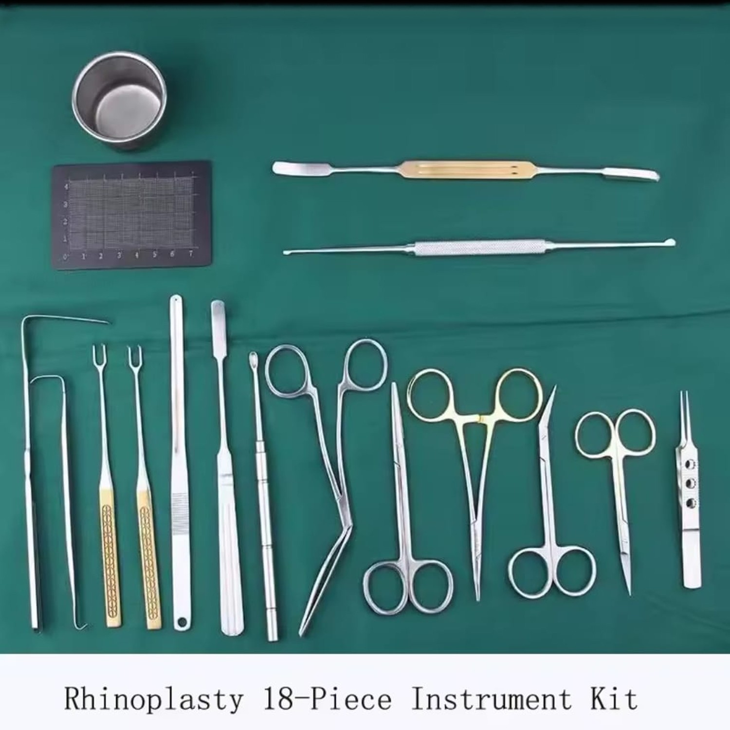 Rhinoplasty Instruments Set of 18 Pcs Major Nose & Plastic Surgery Instruments
