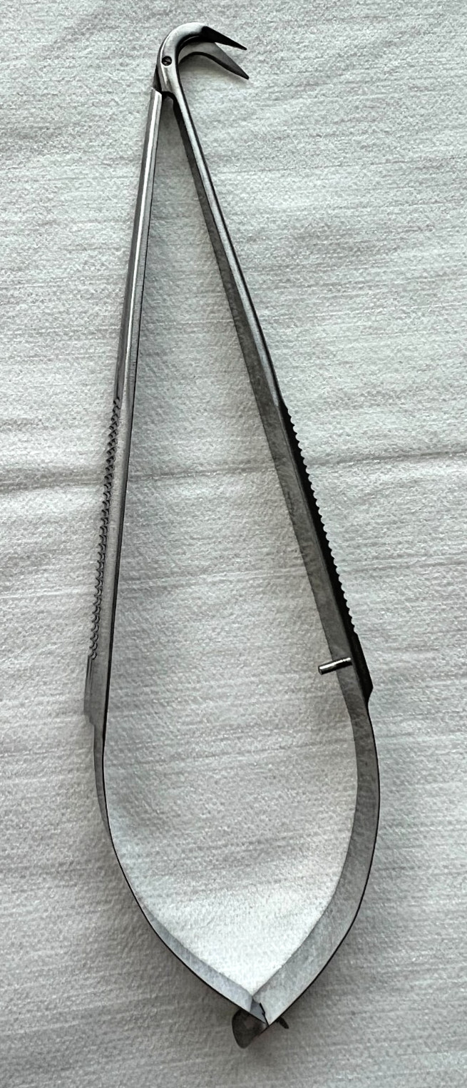 V. Mueller Surgical Jacobson Scissors CH07458 Angled 125 Degree Germany S.S