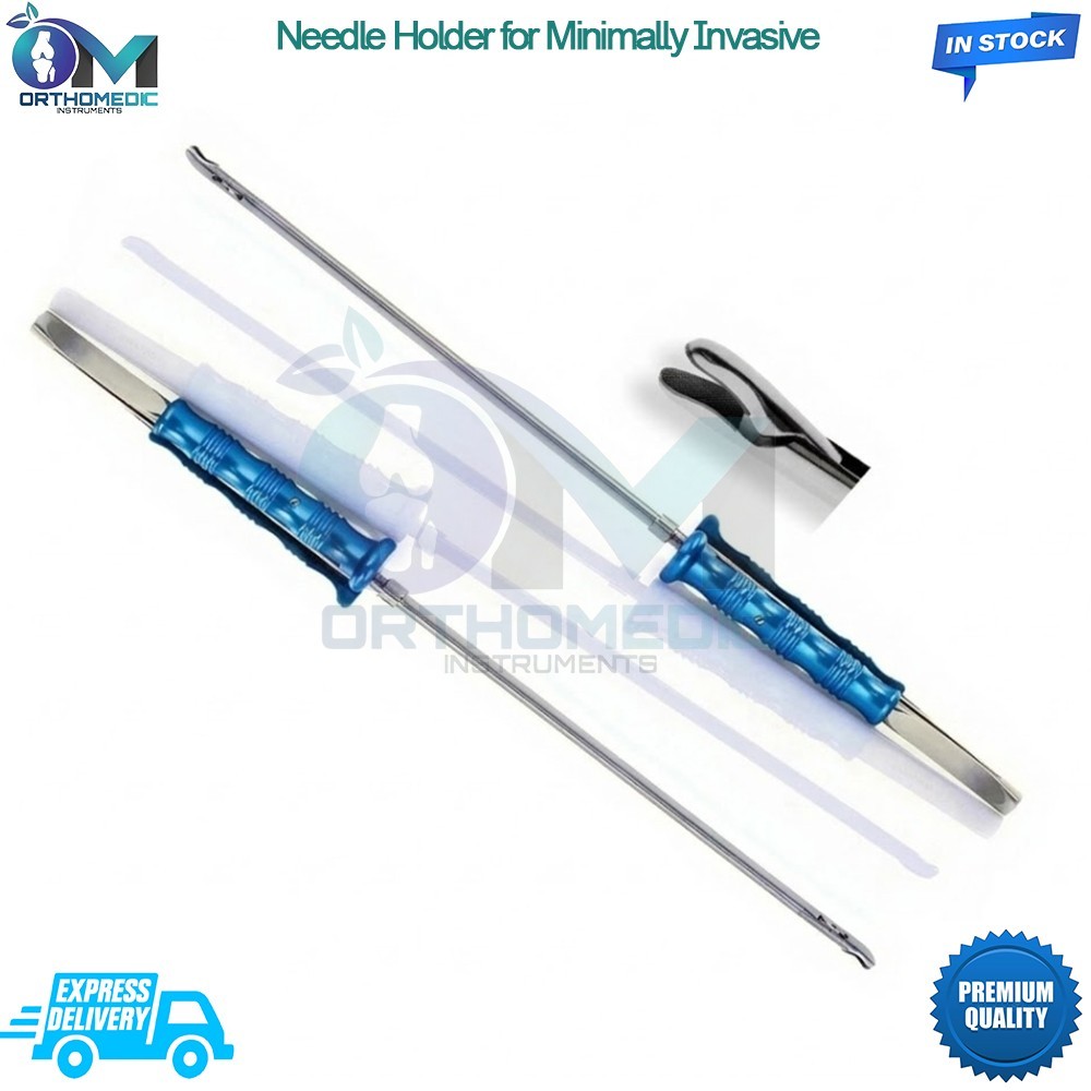 Surgical Needle Holder for Minimally Invasive Cardiac Surgery 2Pcs