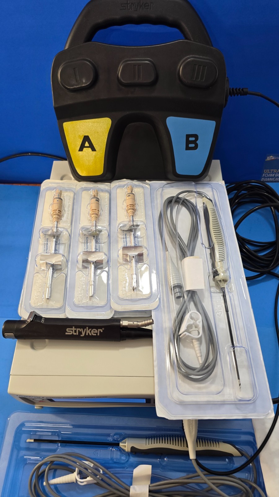 Stryker Formula CORE Hand Piece, Crossfire 2 System with Foot Switch.