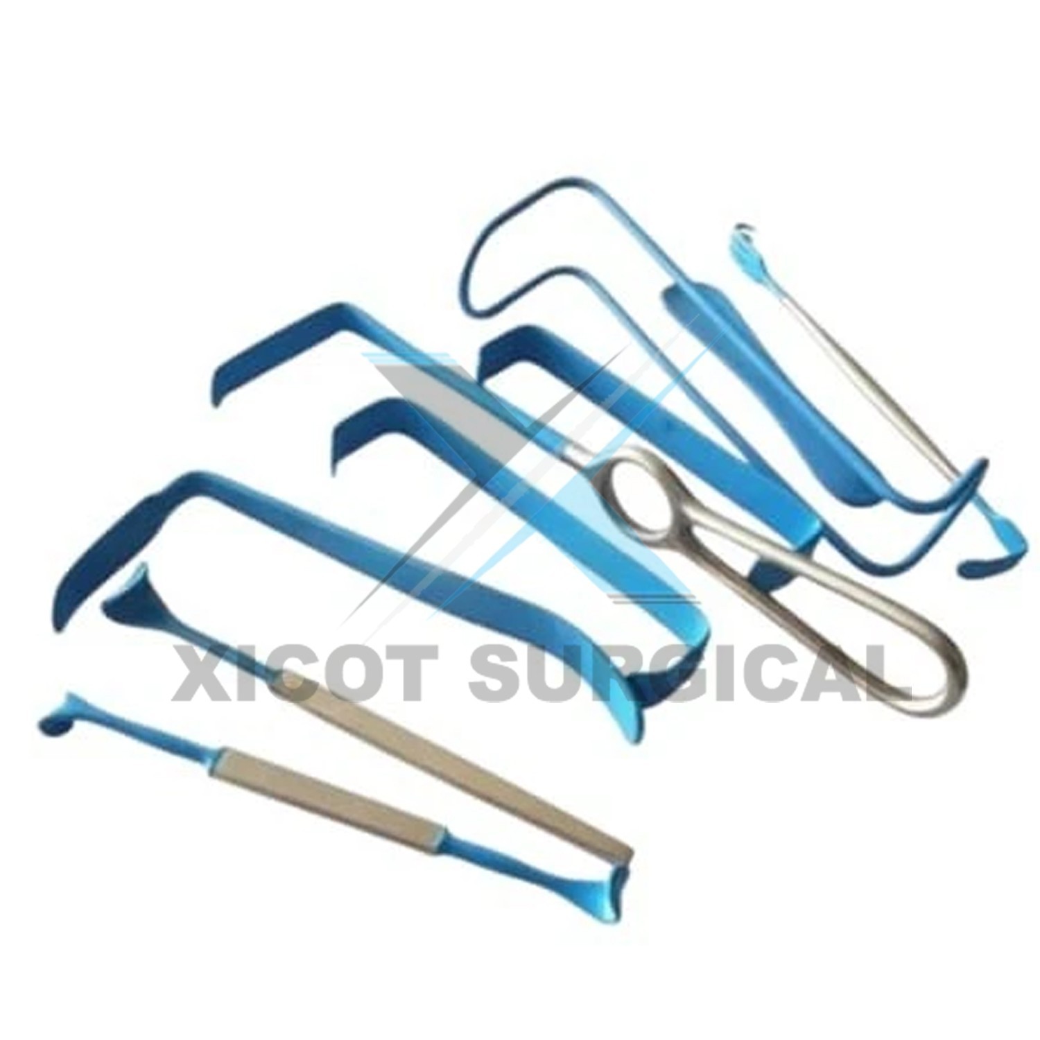 Surgical Insulated Retractor Set of 9 Pcs Insulated, Plastic Surgery Instruments