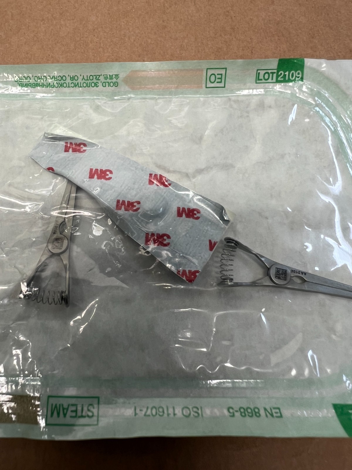 Lot of 2 Glover Stainless Steel Bulldog Vascular Clamps