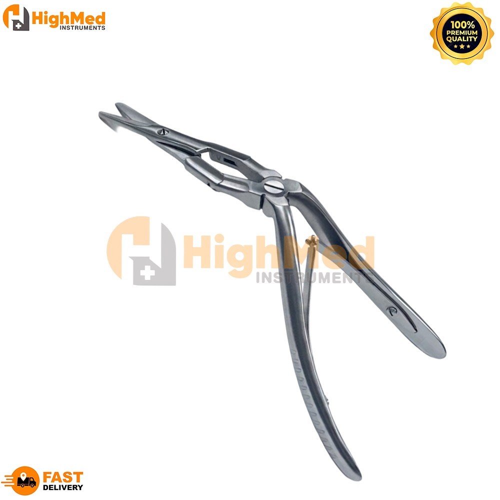 Becker Septum Scissors Double-Action ENT Rhinoplasty Instruments German Steel