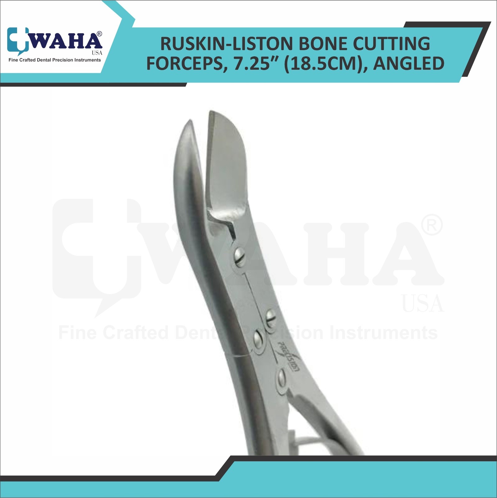 BONE CUTTING FORCEPS RUSKIN-LISTON 7.25″ (18.5CM) Angled/Curved Orthopedic