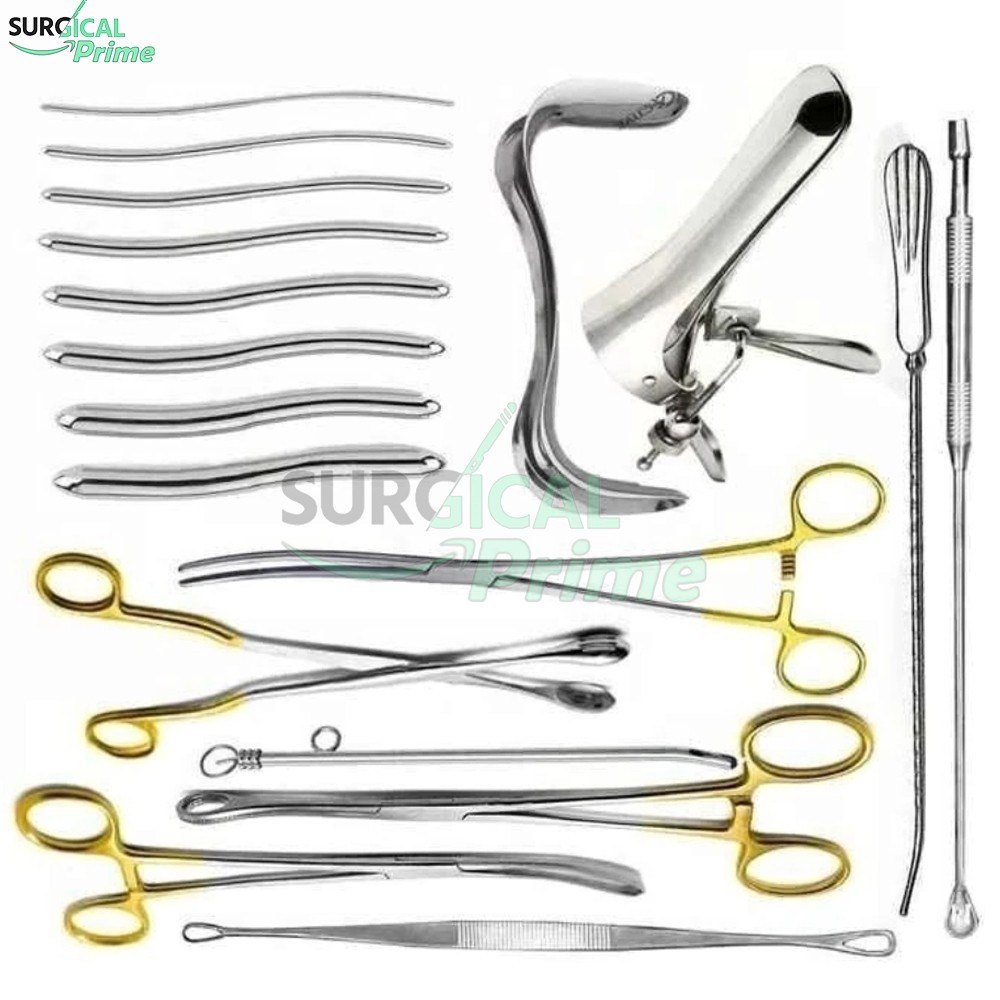 Dilation and curettage Instruments 21 Pcs Set Gynecology Instrument Set