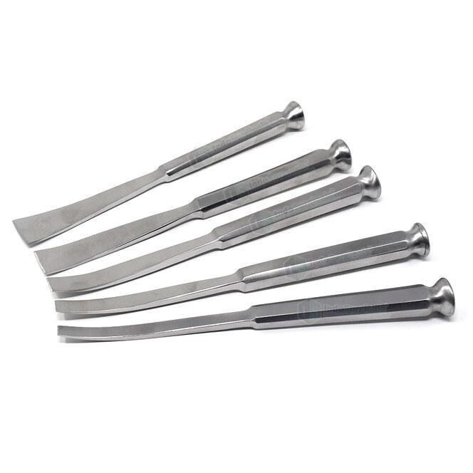 Osteotome Straight Curved Stainless Steel Orthopedic Surgical Instruments