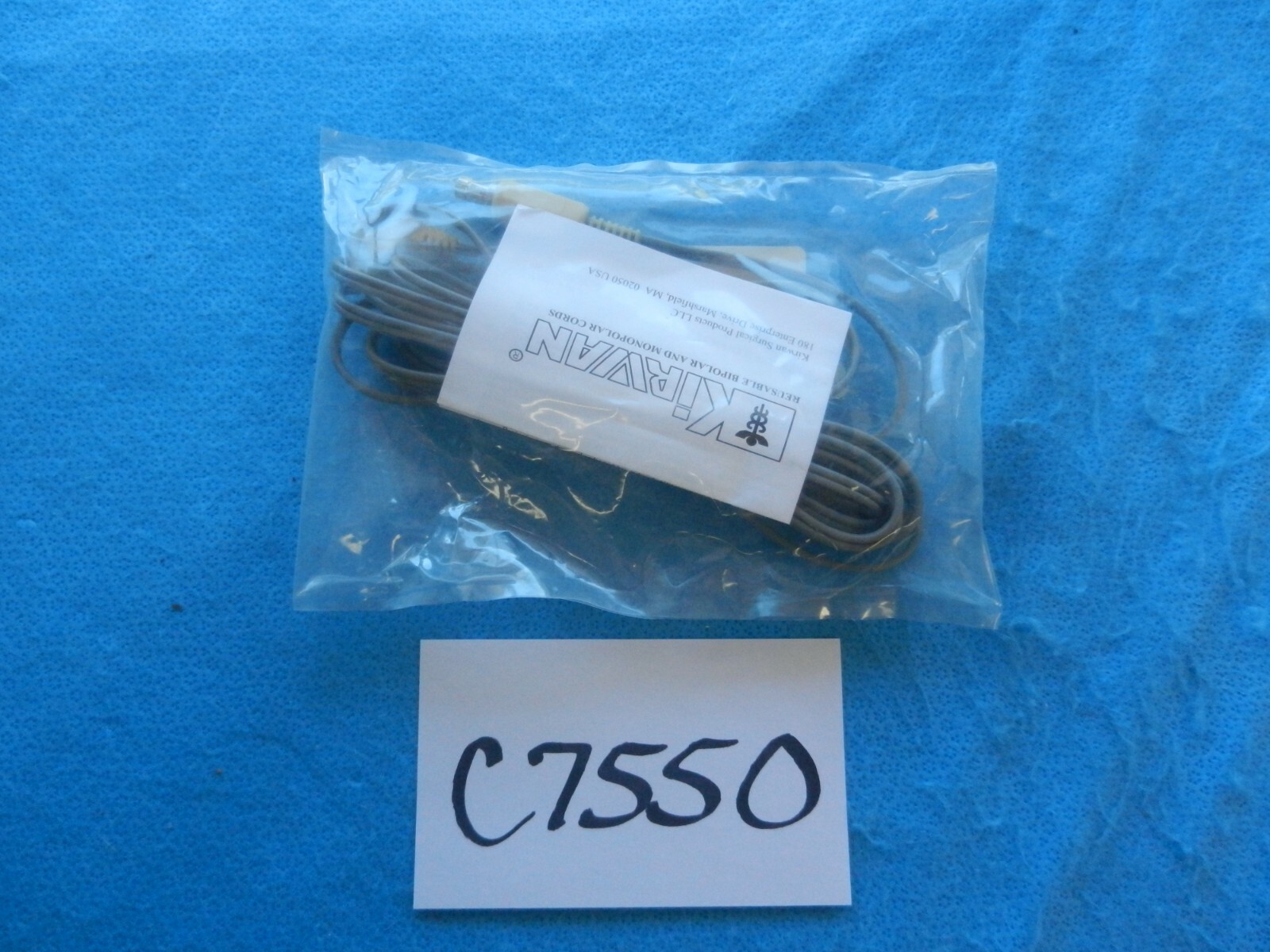 Kirwan Surgical Reusable 12 Foot Bipolar Cable 10-6075 NEW!