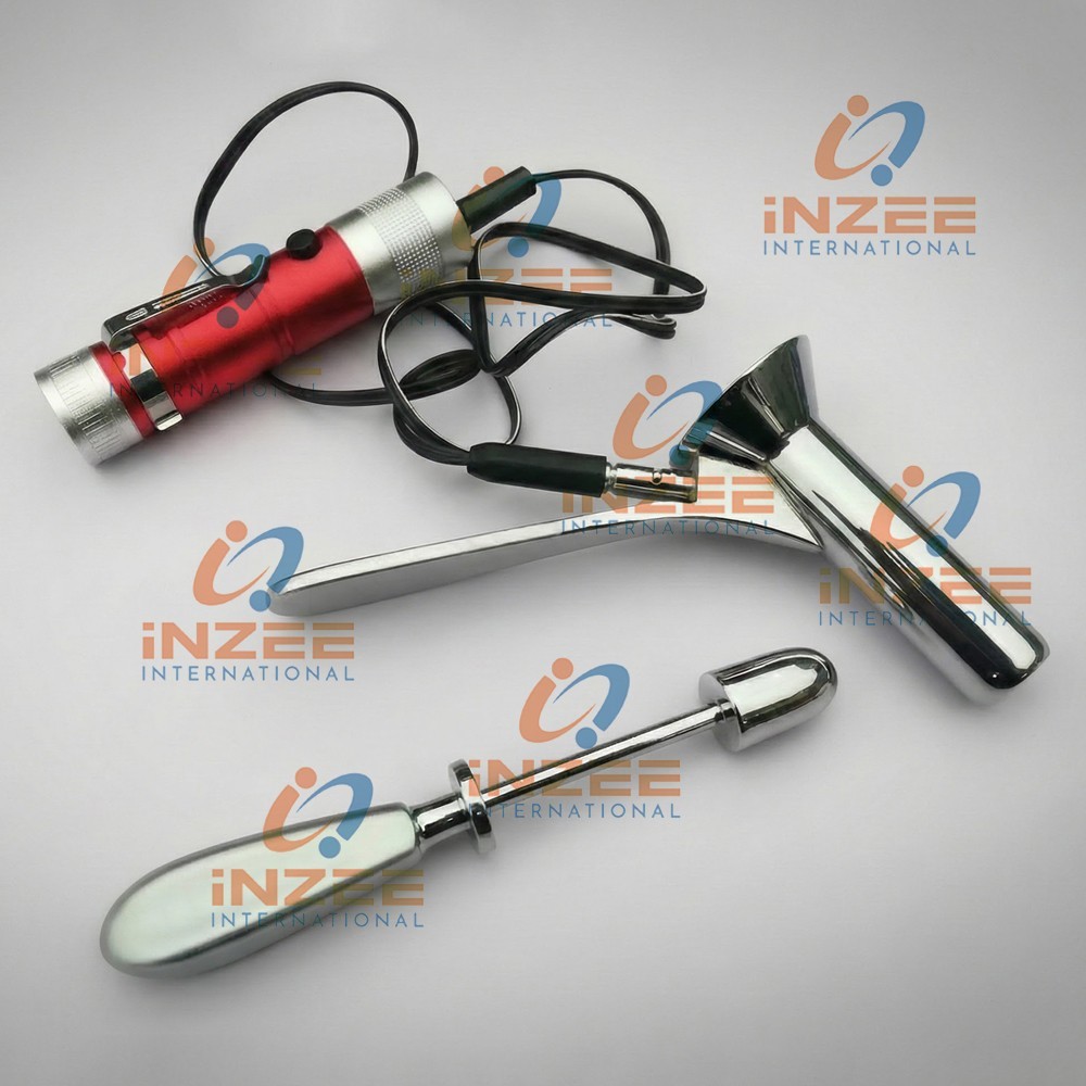 Kelly Hemorrhoid Proctoscope With Light Source Anoscope Rectal Proctoscope By IZ