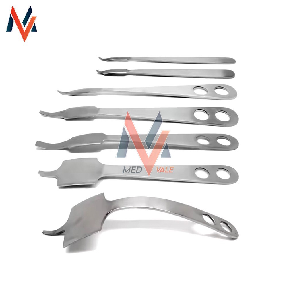 7 Pcs Hohmann Retractor Set Surgical Orthopedic Instruments German Grade A+