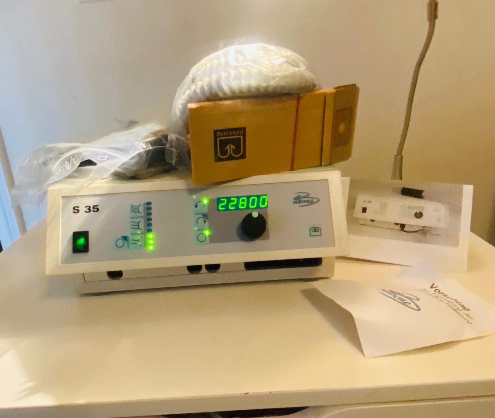 Berchtold S35 Podiatry- Chiropody Drill Dust Extraction Unit