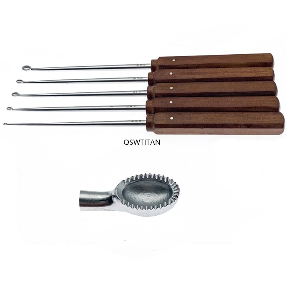 Orthopedics Bone Curette Bone Spoon with teeth Orthopedics surgical Instruments