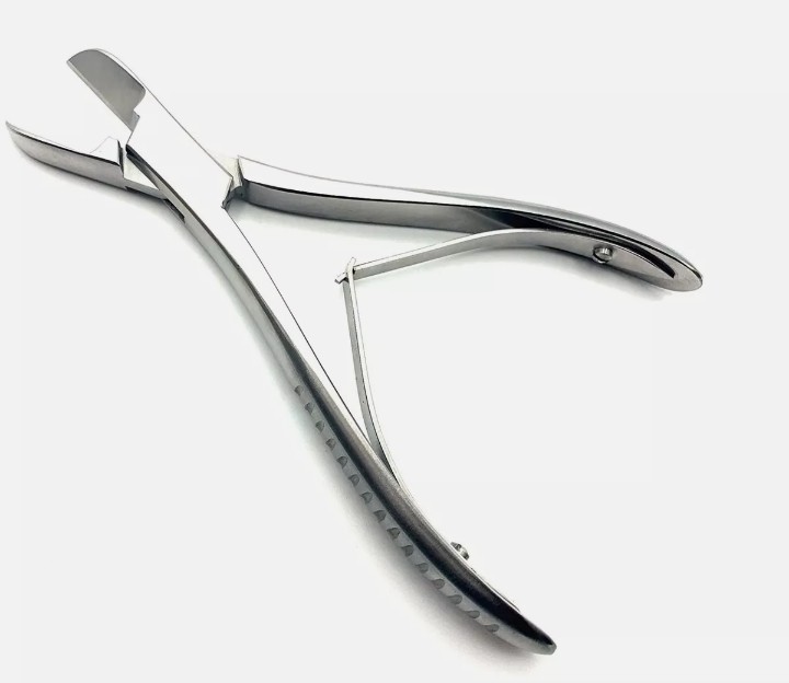 2 LISTON Bone Cutting Forceps, 5.3/4″, Straight Jaws, Mirror Finished, Premium
