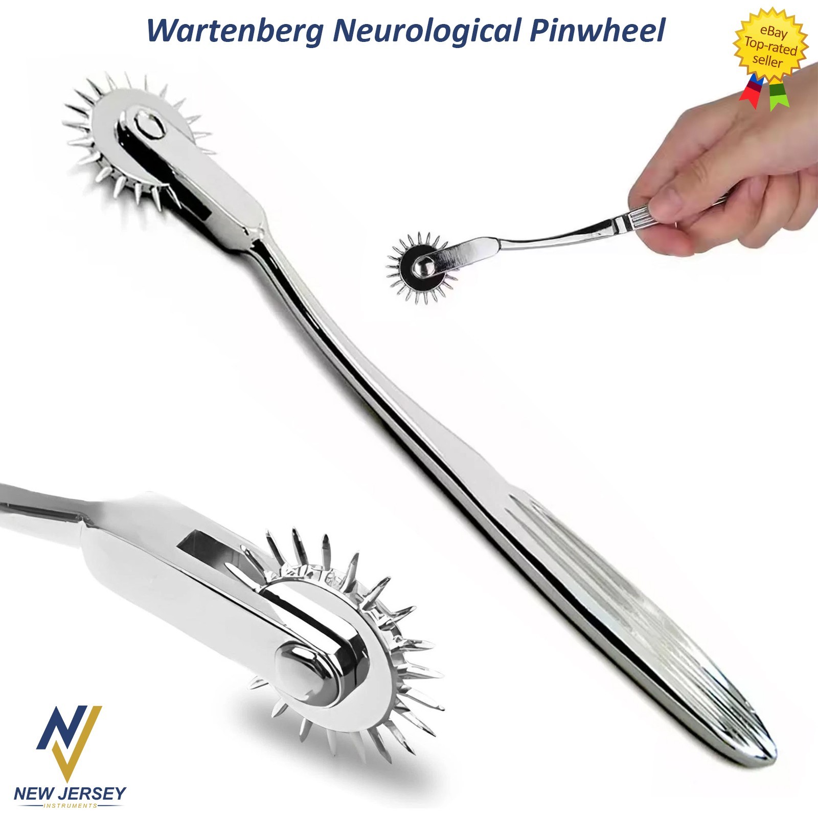 PINWHEEL WARTENBERG Neurological Sensory Testing, Diagnostic Nerve Tester Tools