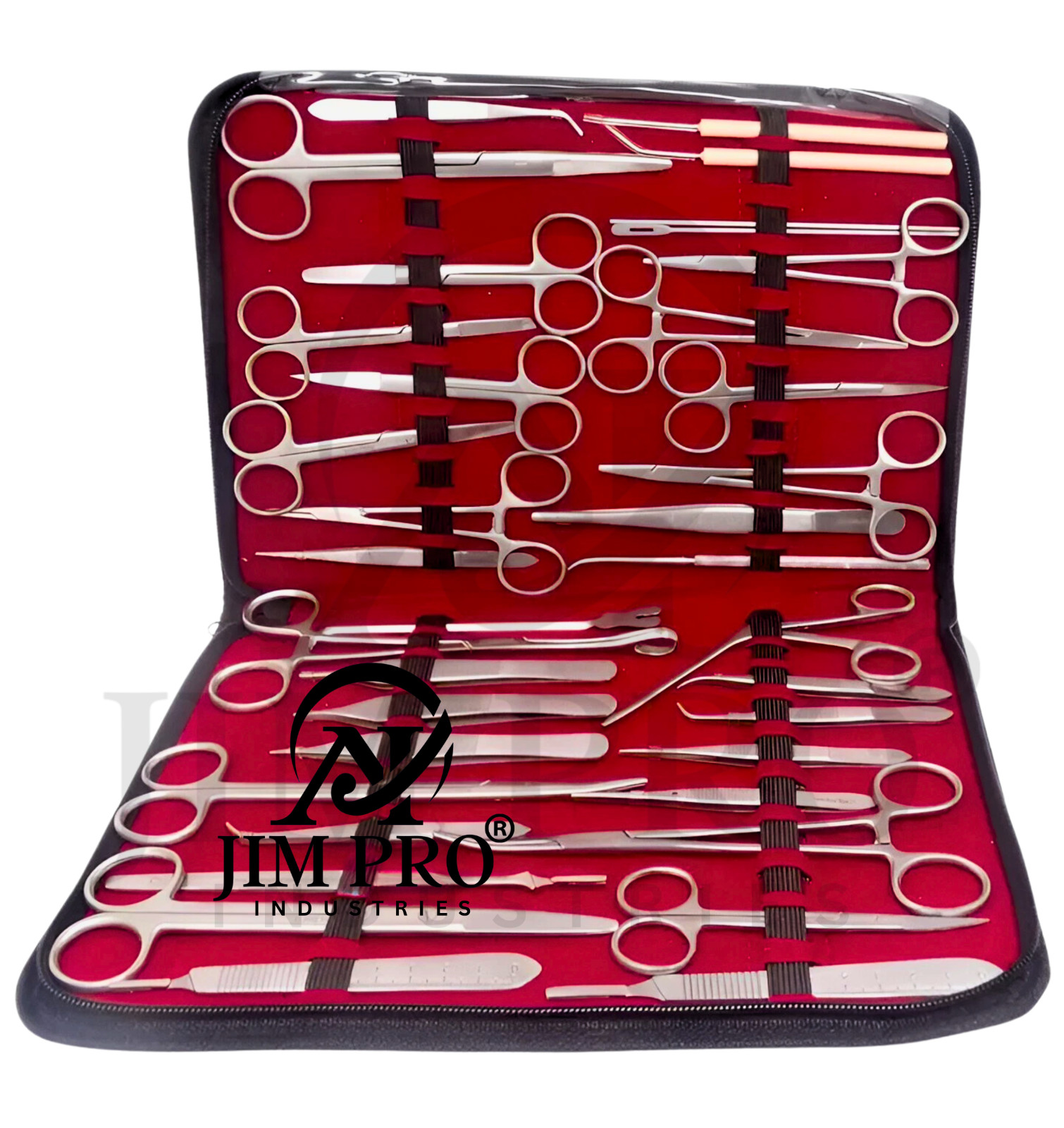 JIM PRO General Basic 157Pc Veterinary Surgical Instrument Kit With Case Vet set