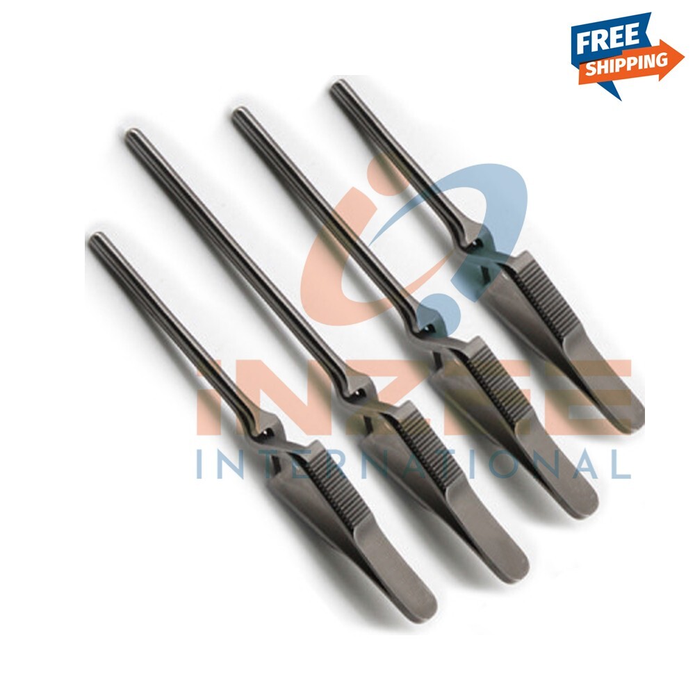 4PCS Debakey Bulldog Vascular Clamps Forceps Straight Surgical instruments