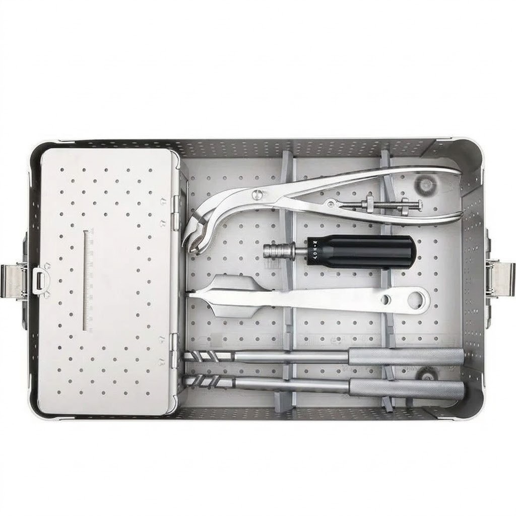 Large Fragment Locking Instrument Set , Screw Tray Orthopedic Surgical set