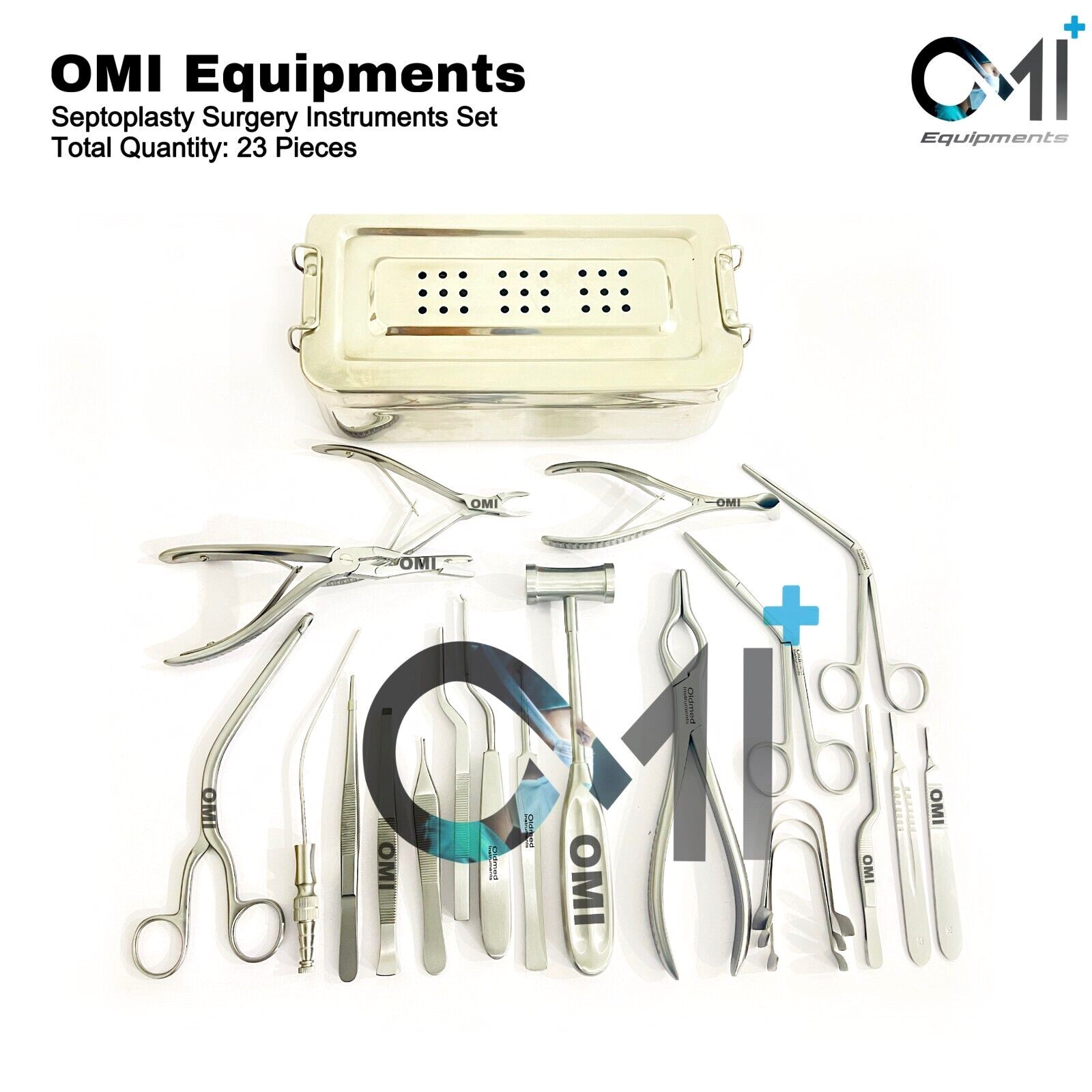 Septoplasty Surgery Instruments Set of 23 ENT Surgical Instruments Set With Box