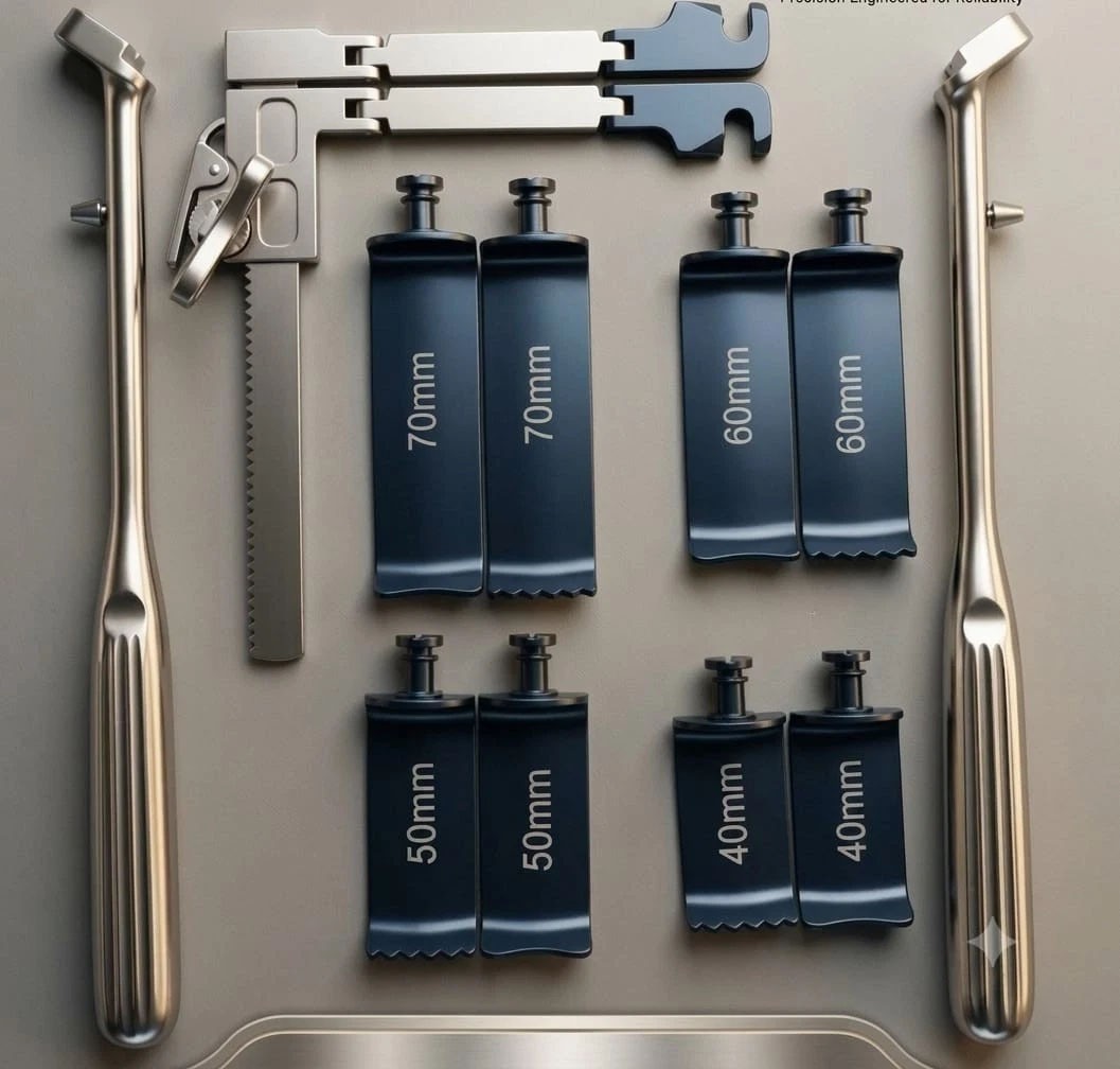 McCulloch Style Spinal Lumbar Surgery Retractor set of 11 PC’s Orthopedic Ins