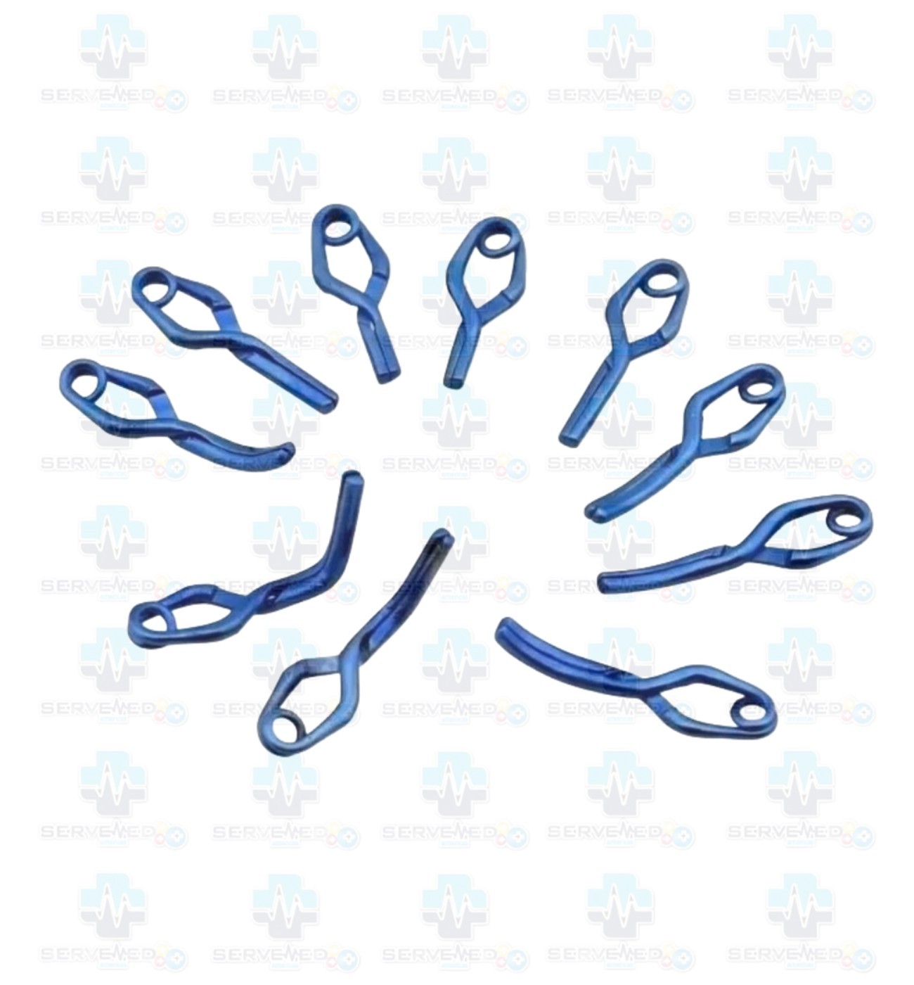 Aneurysm clips Neurosurgery 10-pcs Set In titanium New Look Premium Quality